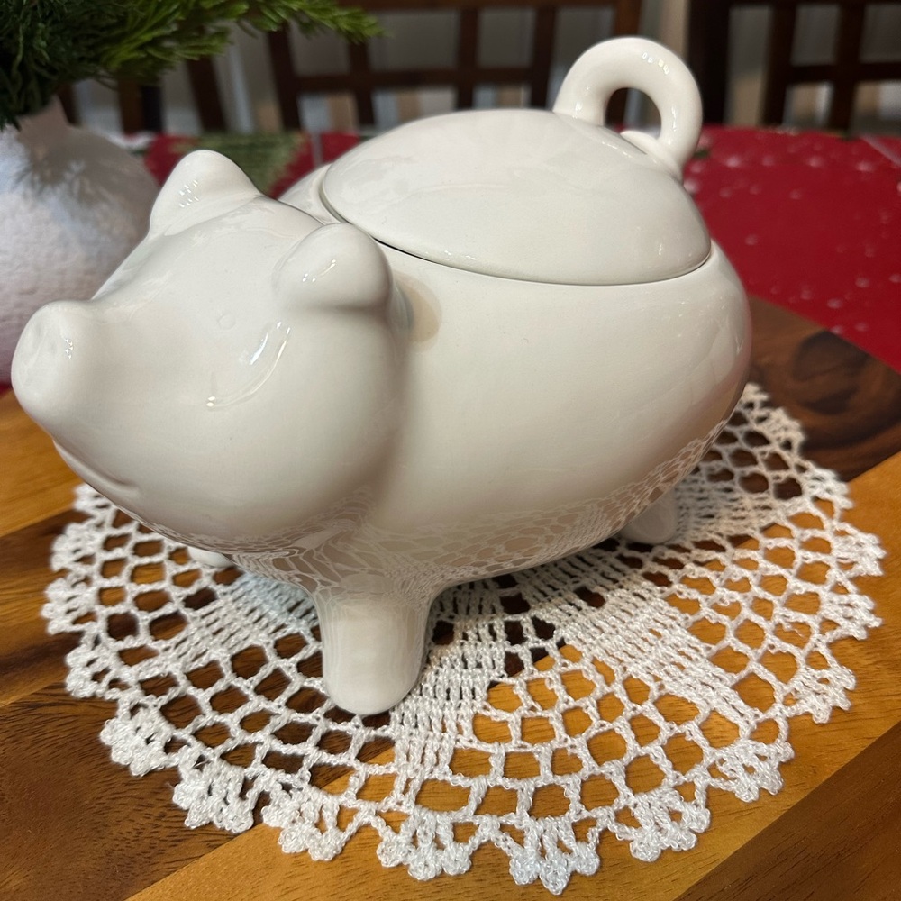 ceramic “LITTLE PIGGY 🐖” canister - Picture 6 of 12